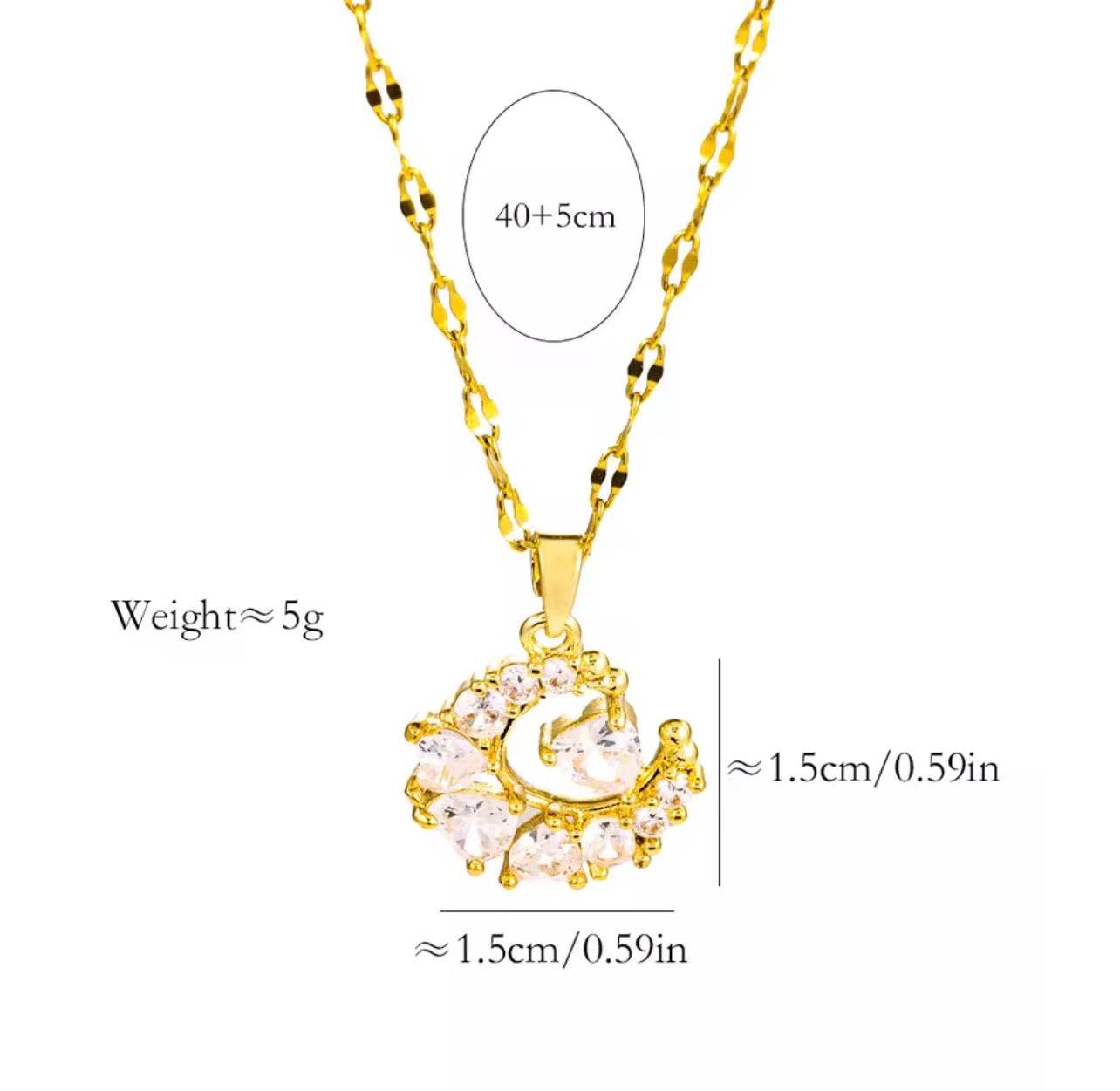 Belíssimo brincos e colar elegante