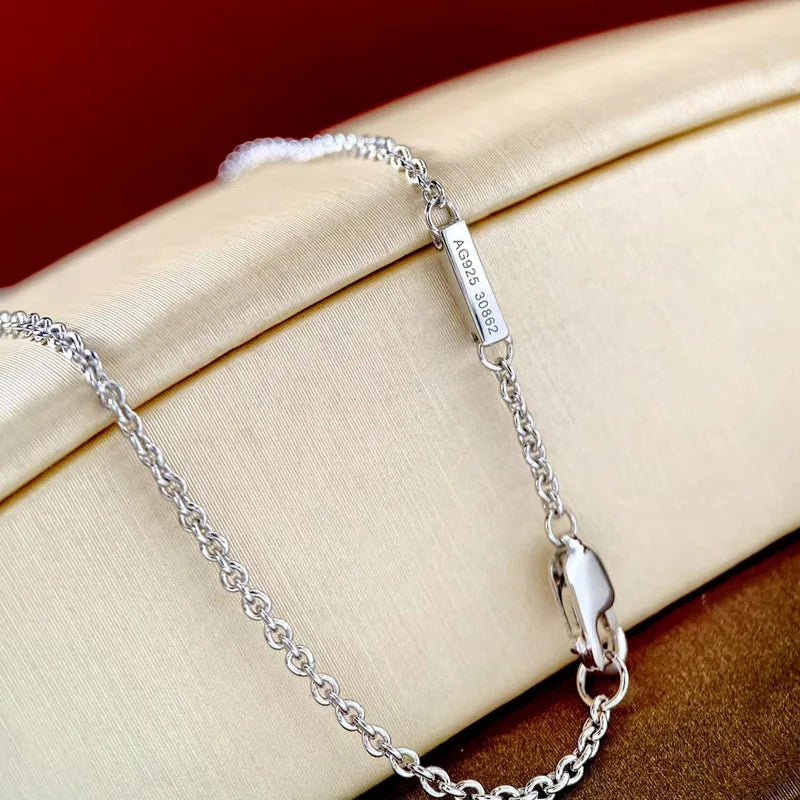 Colar Luxo Pedra Vermelha 2.25ct - Prata 925 Banhado Ouro 18k