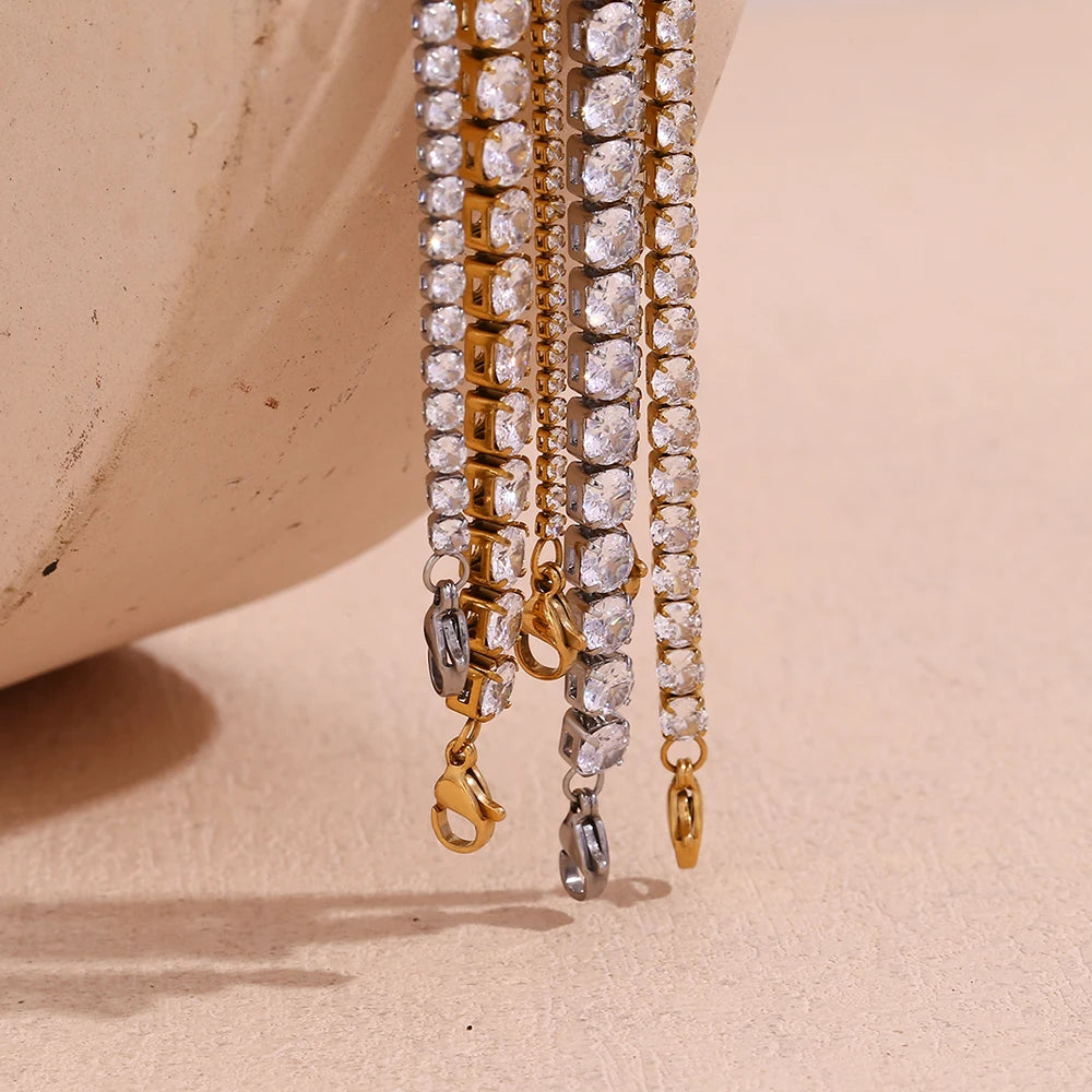 Combo Glamour Completo - Brincos - Colar - Pulseira